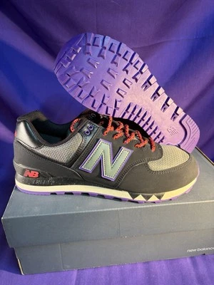 New Balance Hombres 574 Paquete Exterior Negro ML574NFQ Talla 9 D Nuevo en Caja RARO NOS Foto 1 de 4