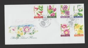 Norfolk island flowers 2002 set of 2 FDC - Picture 1 of 2