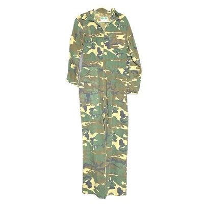 Vintage Game Winner Camo Coveralls Jumpsuit Large Hunting Camouflage Paintball - Image 1 of 2