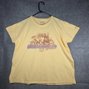 Disney Cast Exclusive Epcot Yellow 30th Anniversary T-shirt Women's Sz XLarge XL - Picture 1 of 8