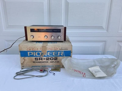 Amplificador de reverberación Pioneer SR-202 1970 vintage en caja original Foto 1 de 4