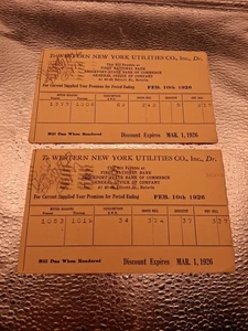 1926 Western New York Utilities Co,,inkl. Dr. Bill - Bild 1 von 10