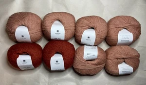 mYak Tibetan Fibers Nga Mong Yarn 8-skein Rose Garden Sweater Knit Kit / Camel - Bild 1 von 5