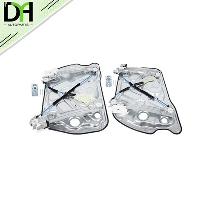 Pair Front Power Window Regulator W/o Motor For 2010-2016 Hyundai Genesis Coupe Foto 1 de 4