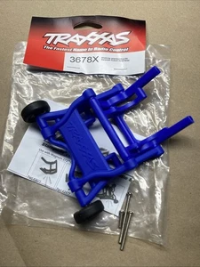 TRAXXAS PARTE 3678X BARRA CON RUEDAS MONTADA AZUL SLASH ESTAMPIDA BANDIDO - Imagen 1 de 4