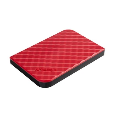 Verbatim Store ’n’ Go 1 TB tragbare externe Festplatte mit USB 3.0 Rot - Bild 1 von 4