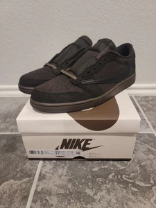 Travis Scott x Air Jordan 1 Low OG SP 'Velvet Brown' MEN 11.5 - DM7866-202 -NEW - Picture 1 of 17