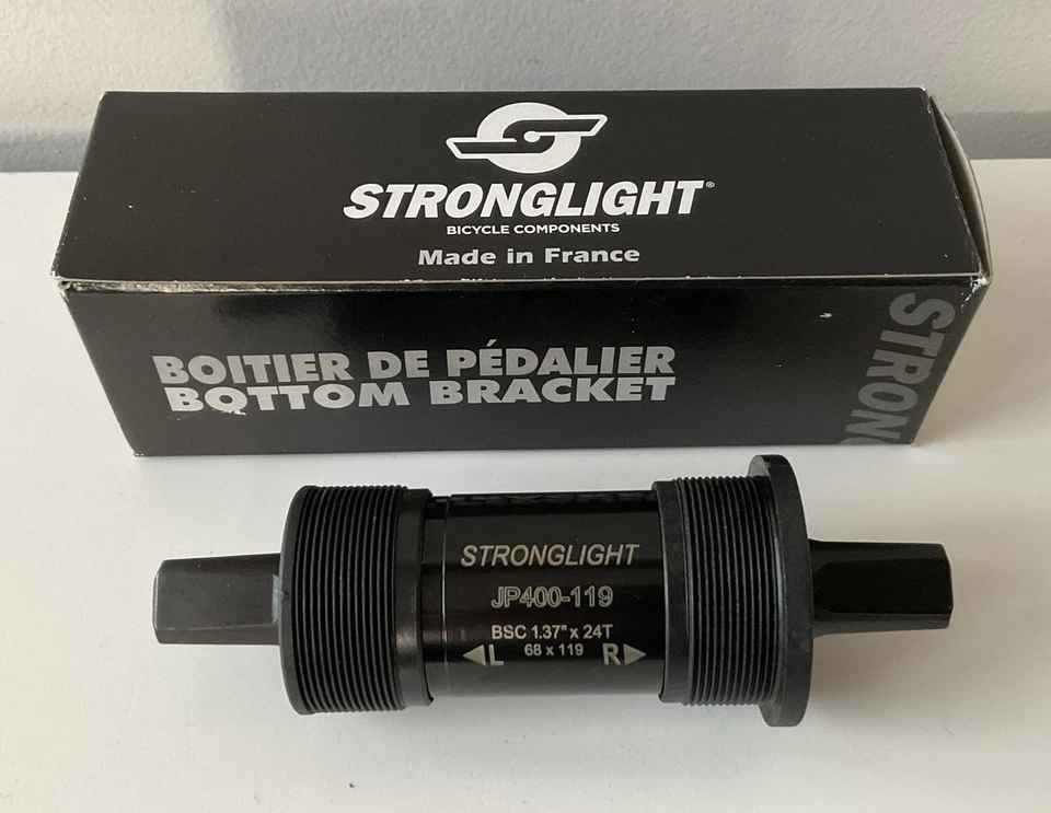 Stronglight JP400 Square Taper JIS Bottom Bracket 119mm x 68mm - Image 1 of 3