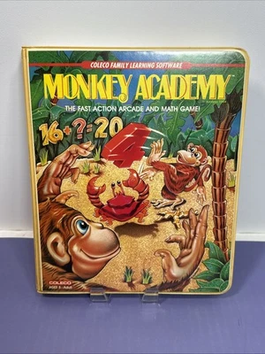 Monkey Academy for Colecovision Complete In Box Tested And Working - Image 1 of 3