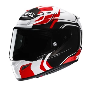 HJC RPHA 12 Lawin MC1 Black White Red Full Face Motorcycle Helmet - Picture 1 of 1