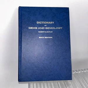 Wörterbuch der Edelsteine und Gemologie von Robert M. Shipley 6. Auflage 1971 - Bild 1 von 11