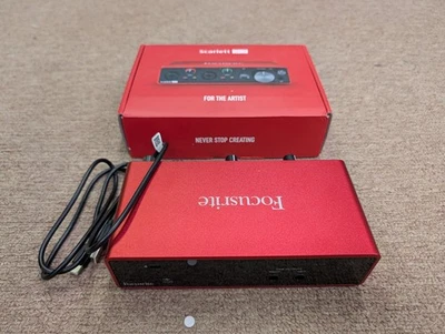 LN Focusrite Scarlett 2i2 3rd Gen. 2-Channel USB Audio Interface w/Box  MOSC0025 - Image 1 of 4