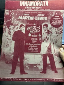 M 1955 Martin & Lewis ARTISTS AND MODELS ‘INNAMORATA’ - Picture 1 of 1