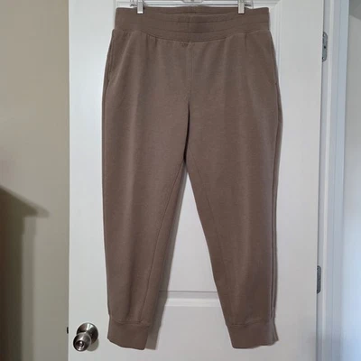 Joggers Tek Gear para mujer color tostado cintura elástica ultra suave polar con bolsillos talla XL Foto 1 de 4