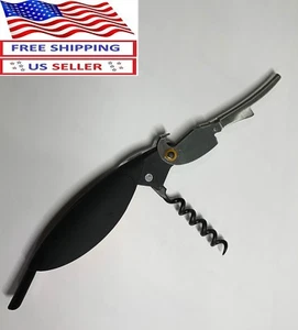 Weinkorkenzieher - 3-in-1 Design mit Kellner oder Sommeliers Korkenzieher - Bild 1 von 7