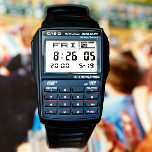 Casio DBC-V500 Easy Rec Data Bank Wrist Watch Telememo Calculator ...