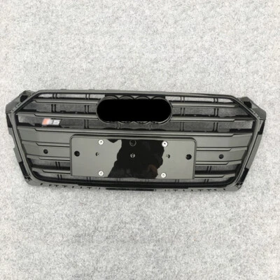 For Audi A5 S5 2017 2018 2019 S5 Style Black ring Strip Front bumper Grille - Image 1 of 3