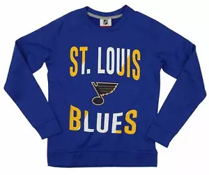 Outerstuff NHL Youth/Kid St. Louis Blues Performance Fleece Crew Neck Sweatshirt - Bild 1 von 4