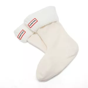 Hunter Kids Recycled Half Cardigan Cuff Boot Socks - Picture 1 of 12