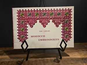 Vintage Moroccan Folk Embroidery Patterns DMC floss design | traditional Morocco - Picture 1 of 2
