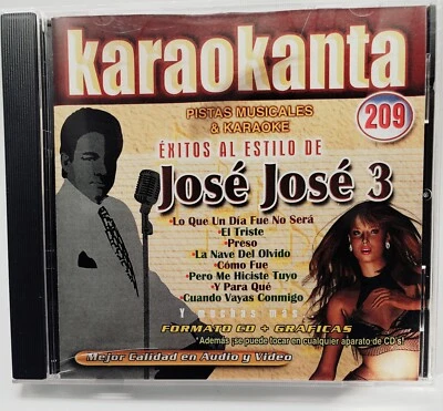 Jose Jose Karaoke.  Como Fue, No me platiques Mas, Para Que, Entre Ella Y Tu - Image 1 of 2