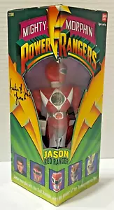 1993 POWER RANGERS 8'' JASON Red Ranger AUTOGRAFATO da AUSTIN St JOHN - Foto 1 di 10