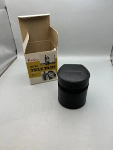 Vintage Kenko Auto Tele Plus 3x Conversion Lens sh122 - Picture 1 of 5