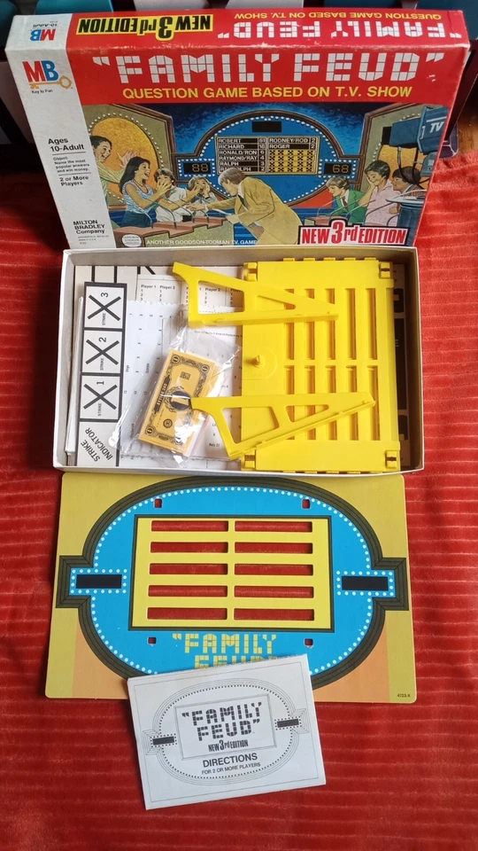 Vintage Family Feud TV Show Question Game 1978 - Image 1 of 1