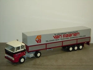 Daf 2800 Truck & Trailer Van Maanen Barneveld - Lion Car Holland 1:50 *48095 - Imagen 1 de 5