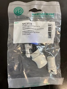 NEUTRIK powerCON NAC3FCB female 3-conductor AC power connector Typ B NEW NIB OEM - Picture 1 of 3