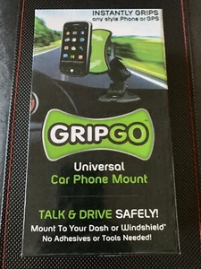 Gripgo Universal Car Phone Mount Mount to your Dash or Windshield Talk and Drive - Photo 1 sur 3