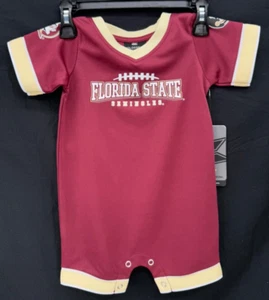 NEW Florida State Seminoles Colosseum Athletics Maroon Romper One Pc Infant 6-12 - Picture 1 of 10
