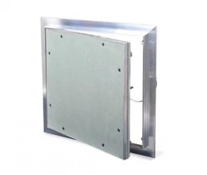 Cendrex 12x12 RAL Extruded Mill Finished Aluminum Frame Access Door w/flange - Picture 1 of 5