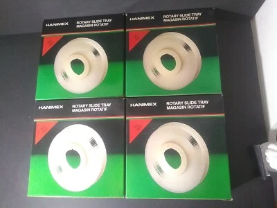 Hanimex Rotary Slide Trays Lot Of 4 For Sawyers GAF Keystone Minolta Nikon Sears - Image 1 of 4