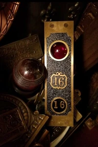 Art Nouveau Antique Fire Alarm Supervisory Rare Board Bronze Panel - Picture 1 of 12