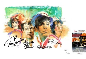 Gilligan's Island Signed Autographed 11x14 inch Print by Bob Denver + 3 More JSA - Picture 1 of 1