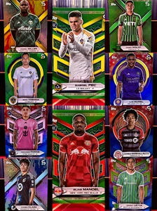 Gabriel Pec+MANOEL+MILLER+FARIAS+CLARK+WOLFF 2024 Topps MLS Superstars 10 LOTS - Picture 1 of 2