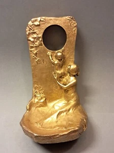 Jugendstil - Kleine dekorative Bronze signiert 'Juszkovits' um 1900 - Bild 1 von 6