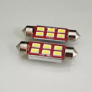 2 Stück INNENDECKE LED SMD Glühbirnen KIT WEISS DOSE BUS passend für Fiat 500 - Bild 1 von 1