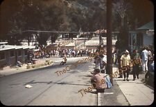 Motorcycle Race Street Scene Catalina Grand Prix 1950s 35mm Slide Motocross