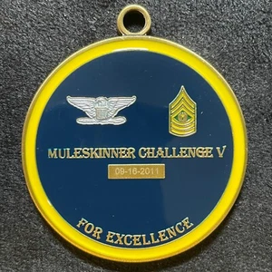 10a Brigada de Sostenimiento Moneda Muleskinner Challenge V Challenge - Imagen 1 de 2