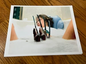 NIGHTMARE ON ELM STREET Art Print Photo 11x14 Poster Bathroom TUB FREDDY KRUEGER - Foto 1 di 1