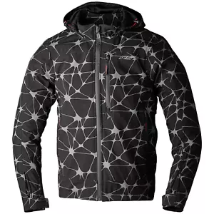 Chaqueta textil de motocicleta RST Havoc CE para hombre negra/gris - Imagen 1 de 15