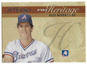 2005 Studio Heritage #9 Dale Murphy Baseball Card - Atlanta Braves #D 0121/1000