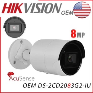 Hikvision OEM DS-2CD2083G2-IU 8MP 4K AcuSense Bullet Network IP Camera MIC POE - Picture 1 of 16
