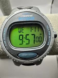 Timex Reef Gear I-Control Watch New Battery 40MM 7.25" Stainless Band B60 - Picture 1 of 10