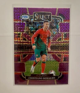 2023-24 Panini Select FIFA Cristiano Ronaldo Purple Mojo Portugal 🔥 - Picture 1 of 2