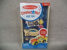 Melissa & Doug Created by Me! Race Car Wooden Craft Kit New