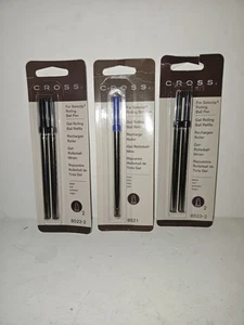 5 Cross Gel Rolling Ball Minen schwarz/blau Doppelpack neu im Pack 8523 2 & 8521  - Bild 1 von 4