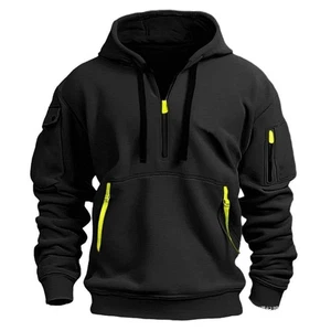 2025 Men's Hoodie - Fleece Pocket Oversize Winter Jacket - Picture 1 of 13